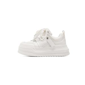 ST&SAT Женские низкие кросcовки для скейтбординга с амортизацией, износостойкие, увеличивающие рост, цвет экрю, цвет Ecru