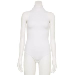 Женский боди без рукавов с воротником-стойкой Flx, белый