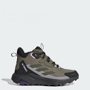 Ботинки Adidas Terrex Anylander Mid Rain.Rdy Hiking Shoes, цвет Olive Strata/Night Cargo/Core Black