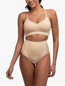 Абсолютный скульптурный мид-уэйст танга Dorina, Beige