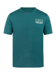 PROTEST Футболка Performance 'PRTDonald' в зеленом цвете