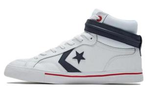 Кроссовки для скейтбординга унисекс с высоким верхом белые/черные Converse