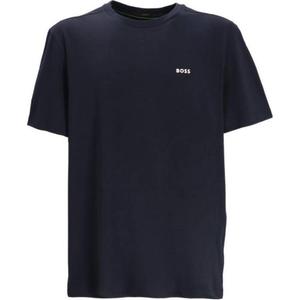 Футболка с принтом логотипа HUGO BOSS, черный