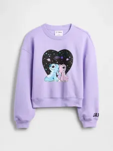 Толстовка gapkids с принтом «лило и стич» от disney, большого размера. Gap, Purple