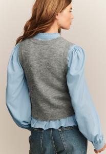 Блуза Next REGULAR FIT, Grey/Blue/Grey