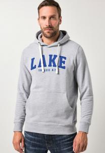 Худи JP1880 HOODED BADGES KANGAROO POCKET, Mottled Grey