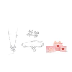 Love Link Серебряное колье S925 для женщин серебристо-белое