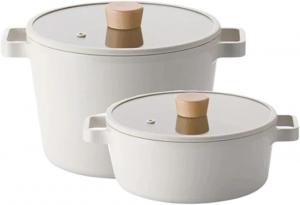 Набор посуды Neoflam Fika - Value Pack 2, 4 предмета, кремовый/бежевый