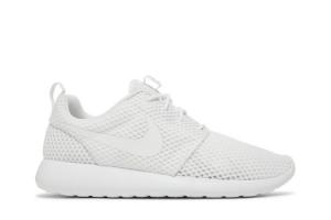 Кроссовки Nike Roshe Run Breeze 'All White', белый