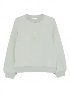 Толстовка с круглым вырезом Patrizia Pepe, зеленый