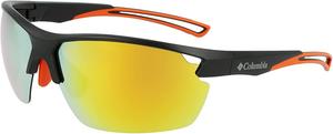 Columbia мужские солнцезащитные очки Barlow Basin прямоугольные, Matte Black/Orange
