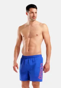 Боксерские шорты fundamentals с логотипом Arena, Neon Blue/Team Orange