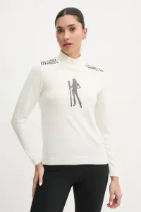 Свитер с флёром Newland, бежевый