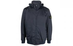SS23 Нейлоновая куртка Meta Мужская Темно-синяя Stone Island, темно-синий