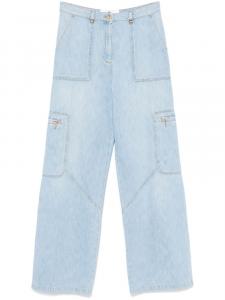 Elisabetta Franchi джинсы карго, синий