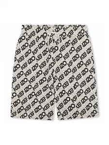 Спортивные шорты с логотипом Kenzo Kids, нейтральный