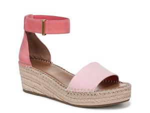 Сандалии Franco Sarto Pela Wedge Sandal, Light Pink/Dark Pink Fabric