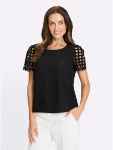 Heine Блузка-слипон черного цвета