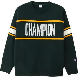 Champion Свитер мужской темно-зеленый