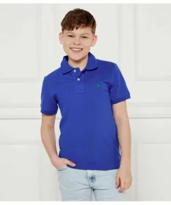 Футболка поло Slim fit Polo Ralph Lauren, синий