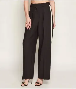 Брюки loose fit Patrizia Pepe, черный