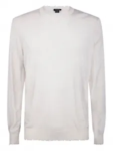 Свитер с бахромой Avant Toi, белый