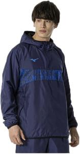 Футбольная толстовка MIZUNO с подкладкой, водоотталкивающая, P2MEB530, унисекс/для взрослых, синий