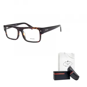 PRADA Прямоугольная оправа для очков мужская черепаховая, Tortoiseshell