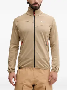 Фактурная куртка на молнии Salewa, бежевый