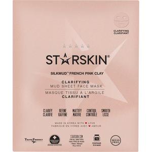 Маска для лица StarSkin Puifying Face Mask Bio-Cellulose, Silkmud Pink Clay 16 g