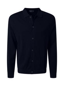 PIERRE CARDIN Трикотажный кардиган в темно-синем цвете