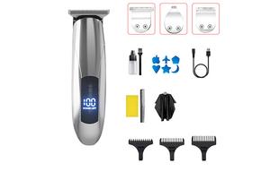 Машинка для стрижки волос AUX, серебристо-серый