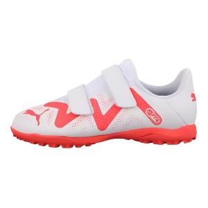 Футбольные бутсы Future Kids Kids Low-top белые/красные Puma, белый/красный