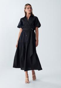 Платье-рубашка VONNE MIDI ST MRLO, черный