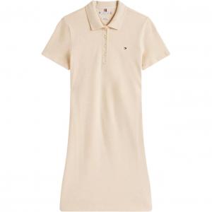 Женское платье с коротким рукавом Tommy Hilfiger, бежевый