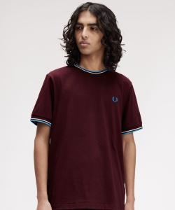 Футболка с двойной отделкой FRED PERRY