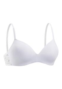 Бюстгальтер-футболка LASCANA, белый