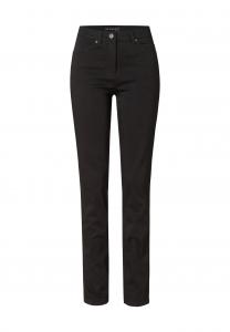 Брюки джинсовые, пятикарманные, с эластичным поясом, женские Toni Dress, цвет 089 Black Ng