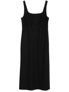 Платье миди из фетра Vince, черный