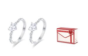 Унисекс кольцо из сплава Alloy Rings Cuz Strange Intention, Girlfriend + Holiday Gift Box