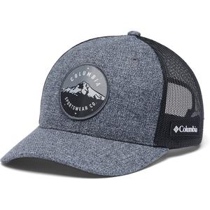 Сетчатая кепка Columbia с застежкой-молнией сзади Columbia, цвет grill heather mt hood circle patch