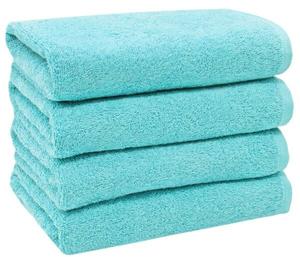 Полотенце Zollner 00000319 4 шт, 50x1x100 см цвет petrol