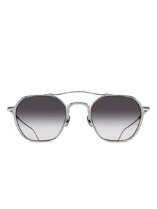 Солнцезащитные очки в геометричной оправе Matsuda, серебяный