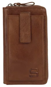 Кошелек Spikes & Sparrow, натуральная кожа, цвет Cognac