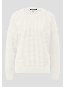 Вязаный свитер в цвете 0200_ecru QS