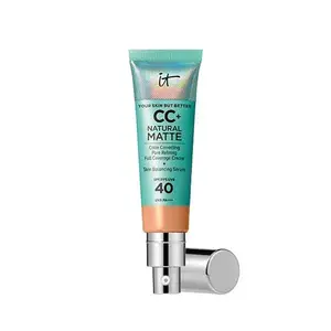 Матовая кремовая основа под макияж CC+ Natural Matte SPF 40 It Cosmetics, цвет neutral tan