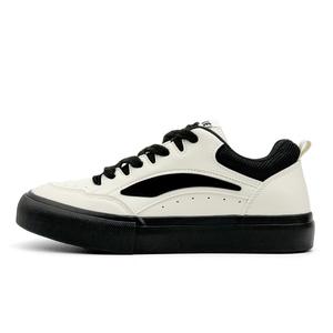 VASIBAEN Низкие кроссовки для скейтбординга Shock Absorbers, мужские, бежево-черные