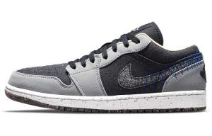 Jordan 1 Low SE Crater Черный Серый