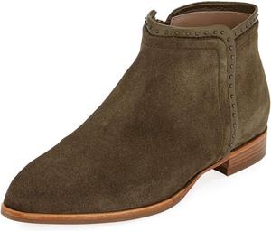 Женские зимние ботильоны YDN с заостренным носком и низким каблуком, рабочая обувь, размер 4-15 US, Brown