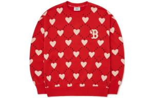 MLB Унисекс-худи красного цвета